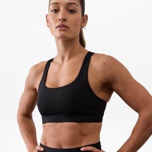 Athleta Interval Black Sports Bra